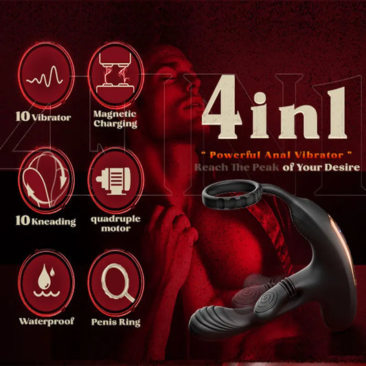 3 in 1 ° Circular Kneading Anal Vibrator