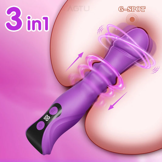 Telescopic Swing Women Vibrator